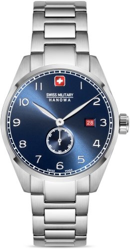 Zegarek męski SWISS MILITARY SMWGH0000705 niebieski klasyczny do pływania