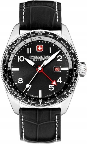 Zegarek męski SWISS MILITARY SMWGB0000504 czarny klasyczny