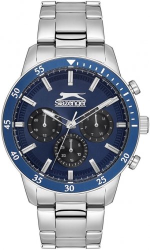 Zegarek męski SLAZENGER SL.09.2260.2.01 granatowy fashion na prezent
