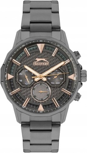 Zegarek męski SLAZENGER SL.09.2216.2.02 stalowy fashion na prezent