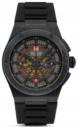 Zegarek męski SWISS MILITARY SMWGO0000940 czarny sportowy wojskowe