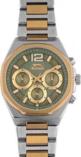 Zegarek męski SLAZENGER SL.09.2106.2.06 zielony fashion na prezent