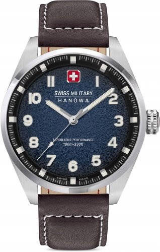 Zegarek męski SWISS MILITARY SMWGA0001502 niebieski klasyczny
