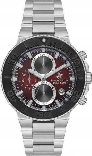 Zegarek męski BEVERLY HILLS BP3540X.380 czerwony fashion na prezent