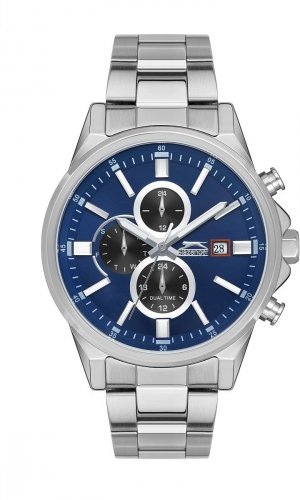Zegarek męski SLAZENGER SL.09.2139.2.02 granatowy fashion na prezent
