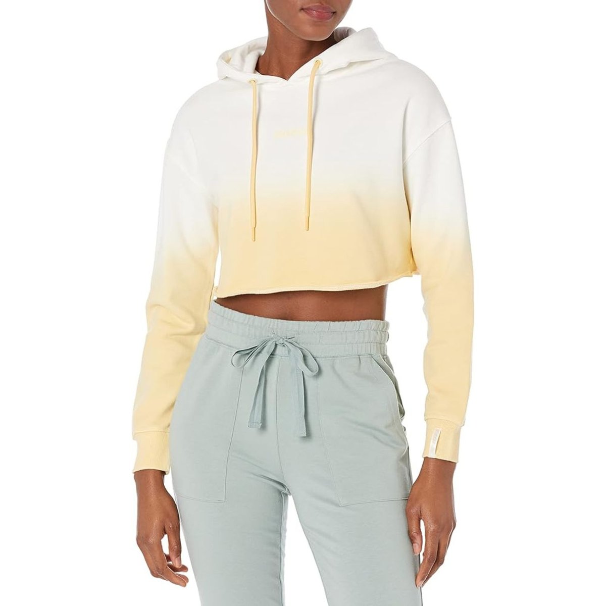 Bluza damska Guess Anise dresowa z kapturem Crop-S