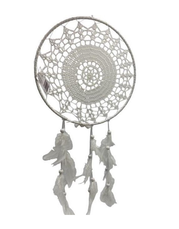 Zawieszka boho dekoracja na ścianę 25x50 Łapacz snów dreamcatcher