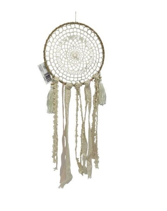 Zawieszka boho dekoracja na ścianę 20x55 Łapacz snów dreamcatcher