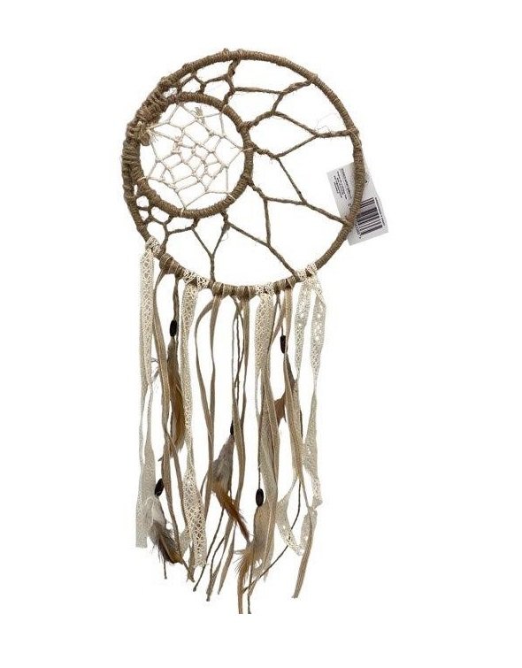Zawieszka boho dekoracja na ścianę 20x50 Łapacz snów dreamcatcher