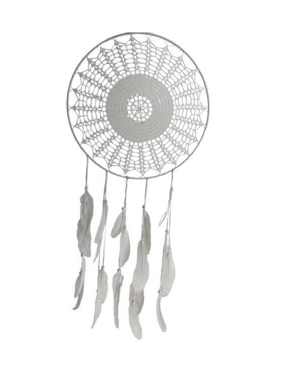 Zawieszka boho dekoracja na ścianę 42x75 Łapacz snów dreamcatcher