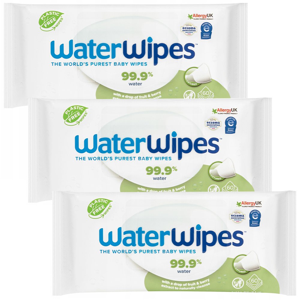 Chusteczki nawilżane WaterWipes Soapberry  3x60 szt
