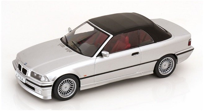 Mcg Bmw Alpina B3 3.2 Convertible 1996 Silv 1:18 18322