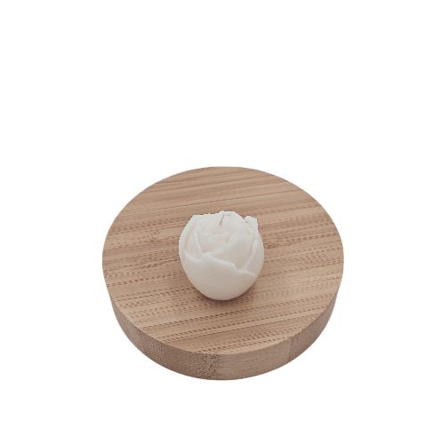 Sojowa świeczka zapachowa mała różyczka 3,4cm Cytryna Cytrynowy