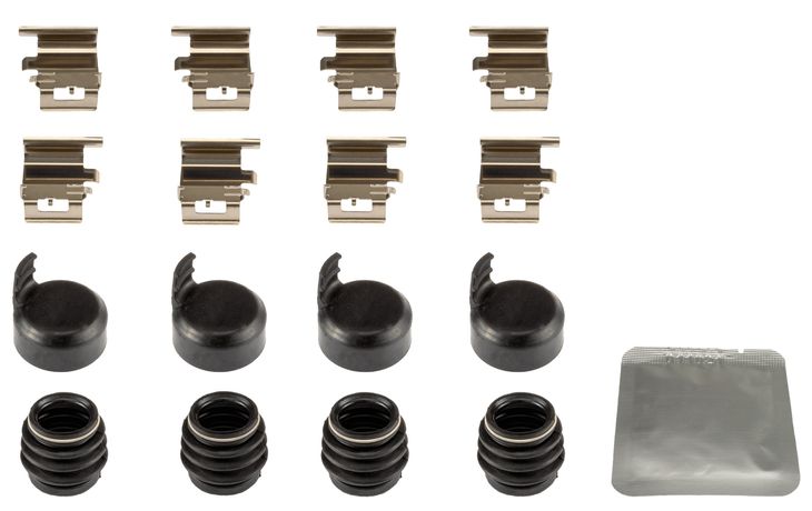 TRW ZESTAW INSTALACYJNY KLOCKA HAMULCOWEGO PFK763 NISSAN NV400 11- OPEL MOVANO B 10- RENAULT MASTER III 10 PRZÓD PFK763