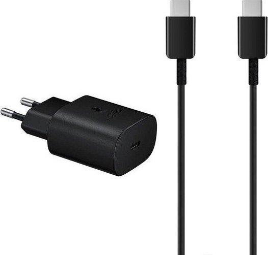 Ładowarka Vega ŁADOWARKA SIECIOWA USB-C TYP-C 3A CZARNA DO SAMSUNG EP-TA800 + DG977 SUPER FAST CHARGING 32000mA QUICK>