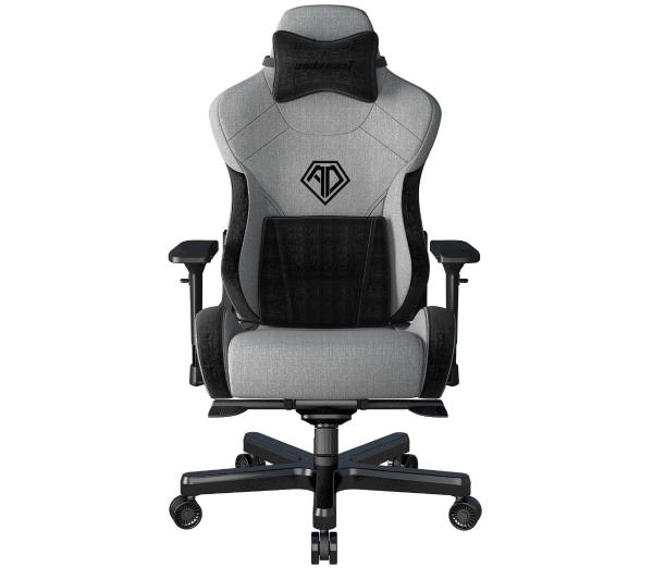 Anda Seat  T-Pro 2 XL Gamingowy do 200kg Tkanina Szary