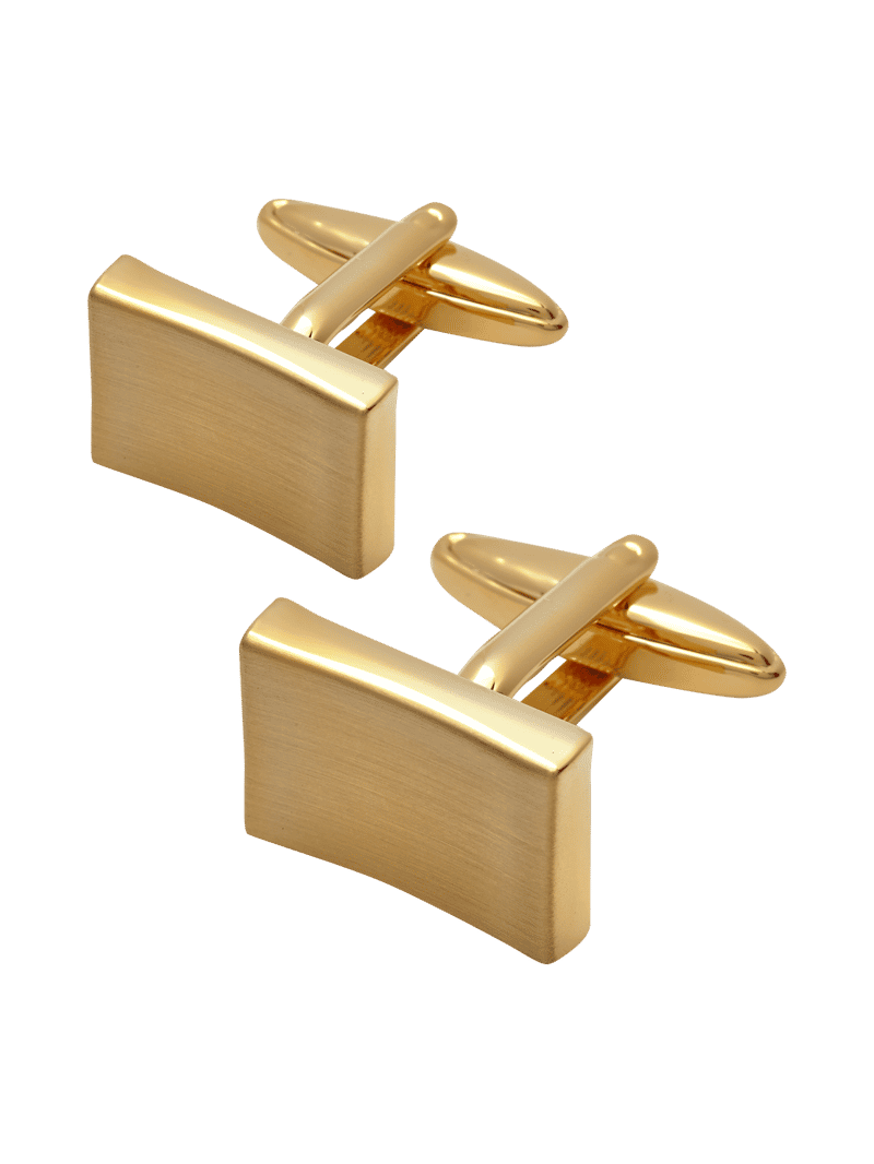 Spinki do mankietów ze złotego metalu