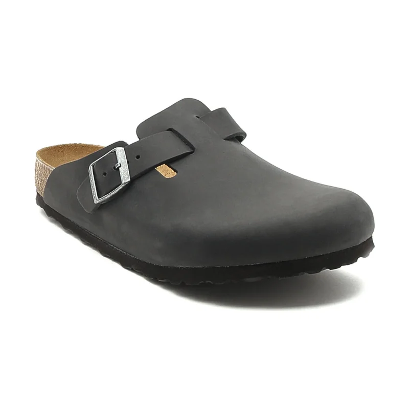 Birkenstock Skórzane klapki Boston