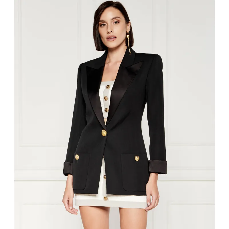 Balmain Wełniana marynarka Slim Fit