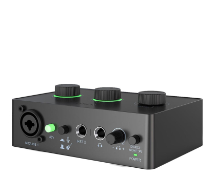 Fifine AMPLI1 interfejs audio XLR Phantom +48V