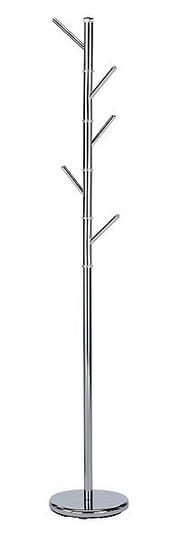 Wieszak stojący DUKE chrom metalowy