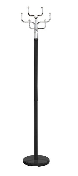 Wieszak stojący na odzież COSMIC kolor CZARNY / CHROM