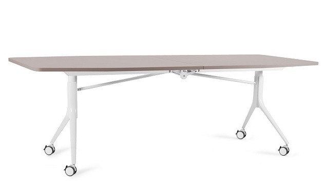 Biurko Carl Table - Biały - Stelaż i Blat - 240x100 cm - YZ-14 Beżowy