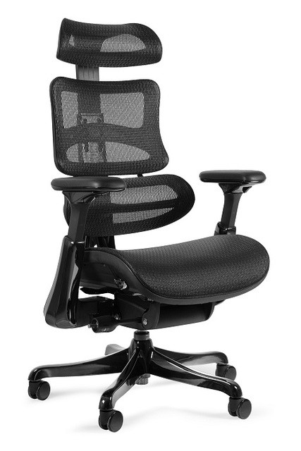 Fotel obrotowy Ergothrone - black frame GUN
