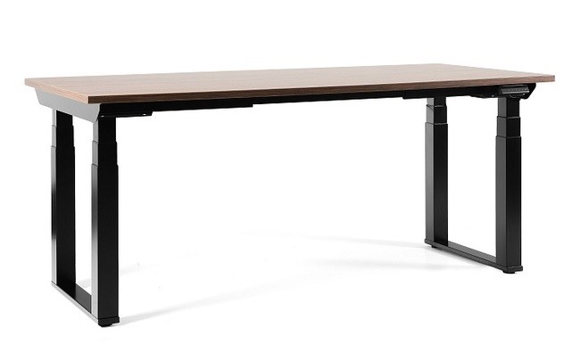 Biurko Q-Form - Stelaż i blat - 180x80 cm - YZ-17 Walnut