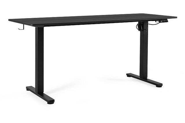 Biurko Metis - Stelaż i Blat - 160x60 cm Czarny