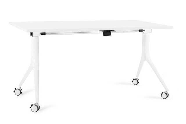 Biurko na kółkach Carl - Biały - Stelaż i Blat - 150x80 cm - YZ-02 Biały