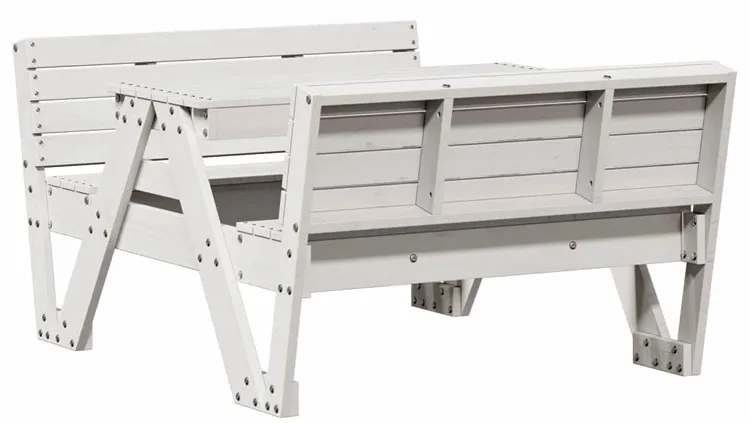 Biały komplet ogrodowy dla dzieci x N3-R90