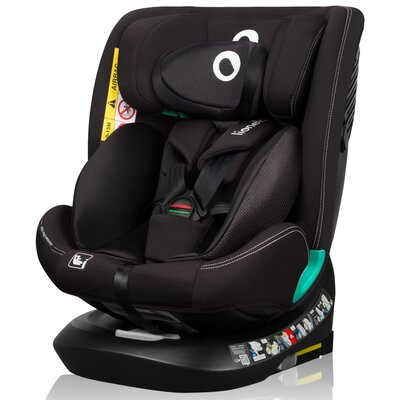 Lionelo Fotelik Samochodowy Bastiaan One I-Size  Model 4W1 - Dla Dzieci Od 40 Do 150 Cm?  Bastiaan One I-Size Black Carbon