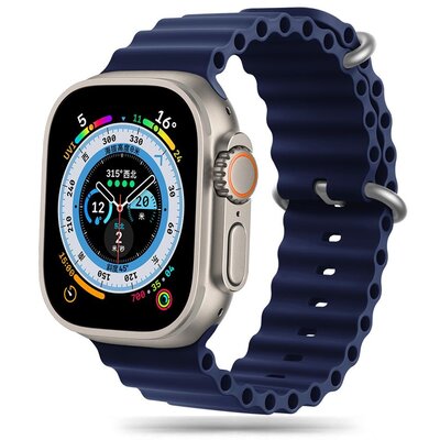 Pasek TECH-PROTECT IconBand Pro do Apple Watch 4/5/6/7/8/9/SE/Ultra (42/44/45/49mm) Granatowy