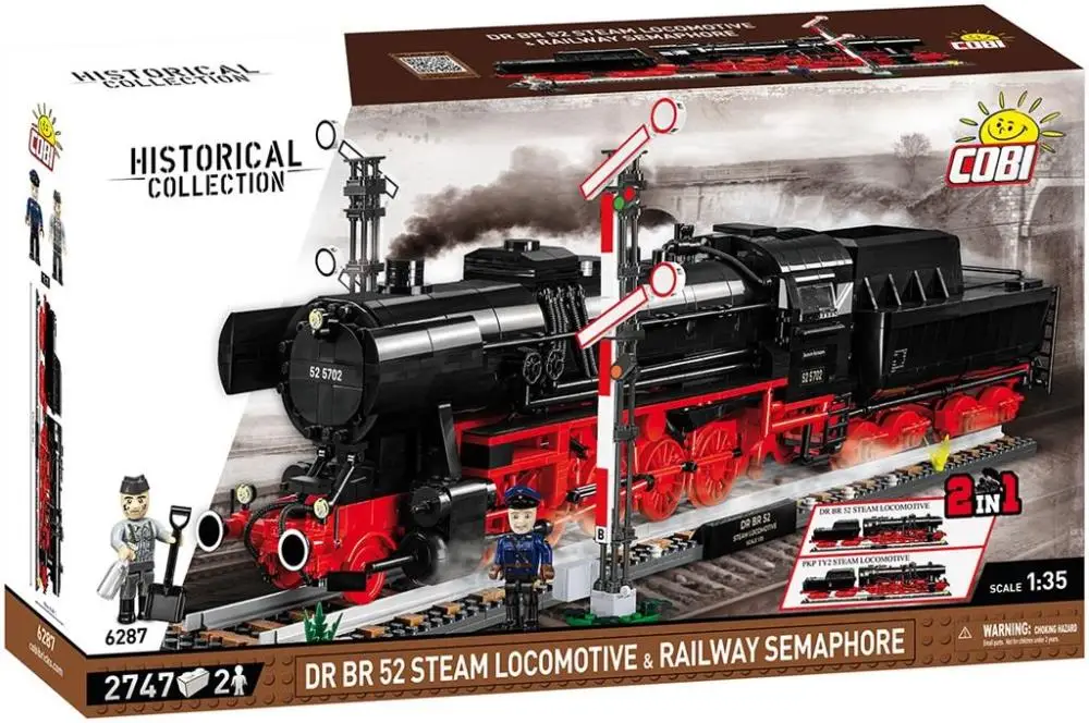 Historical Collection DR BR 52 Steam locomotive... - Cobi