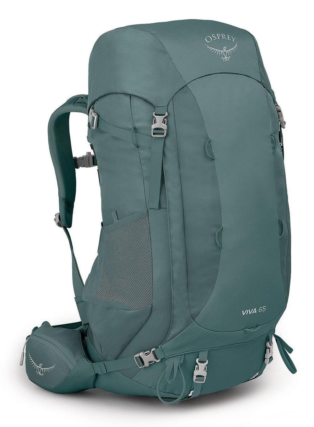 Trekkingowy plecak damski Osprey Viva 65 - succulent green