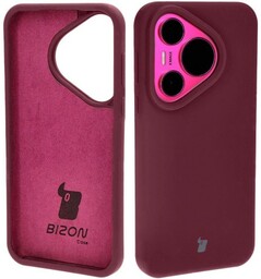 Bizon Silikonowe etui Soft Case do Huawei Pura 70, ciemnofioletowe