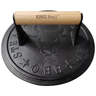 Żeliwna Praska Do Burgerów Steków Kinghoff Kh-1760 Lumarko!