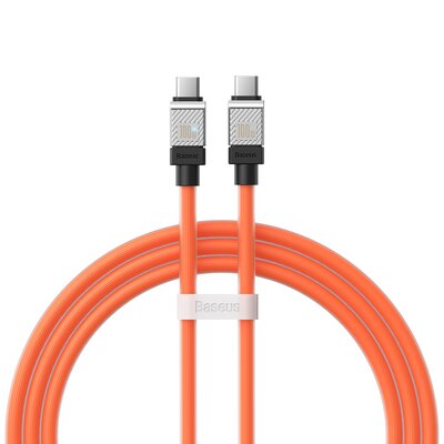 Kabel USB-C do USB-C Baseus CoolPlay 100W 1m (pomarańczowy)
