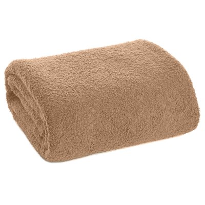 Koc 150 x 200 Mikrofibra Boucle Bukla Beż