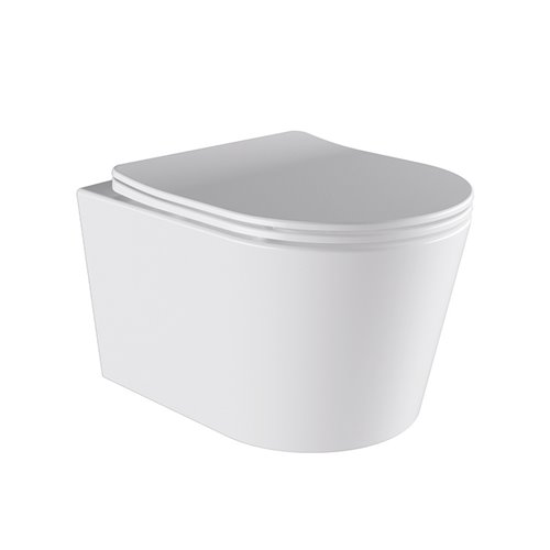 Biała miska wc wisząca Rimless Elite Tornado Hydrosan