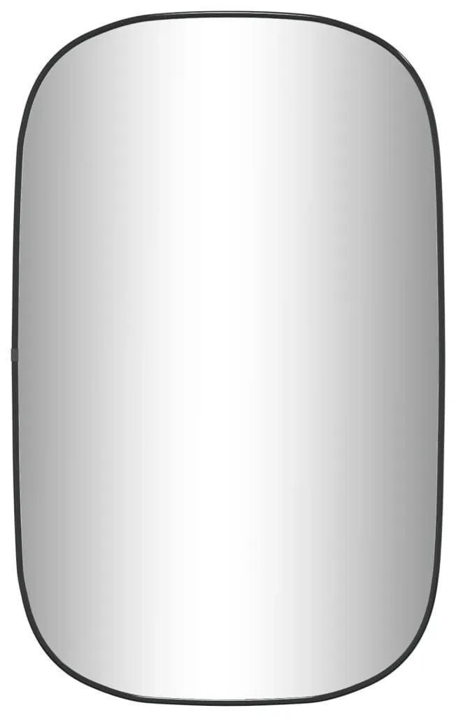 Lustro owalne w czarnej ramie 80x50 cm - Kogo 4X