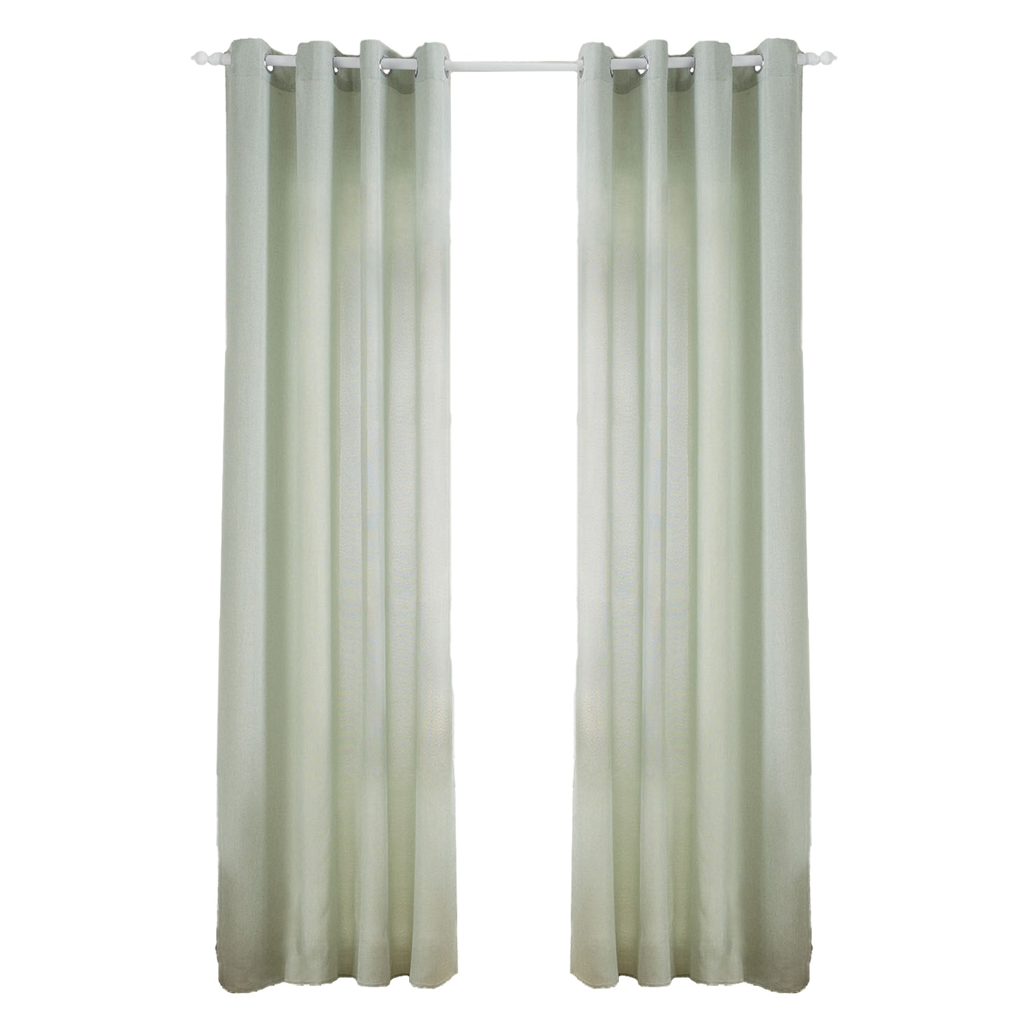 Zasłony na przelotkach strukturalne 140 x 250 cm Smukee, 2 szt., szałwiowe