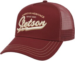 Czapka Trucker Since 1865 by Stetson, bordowy, One Size