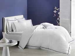 Valeron Poszewka satynowa Mono Navy Ostatnie Sztuki