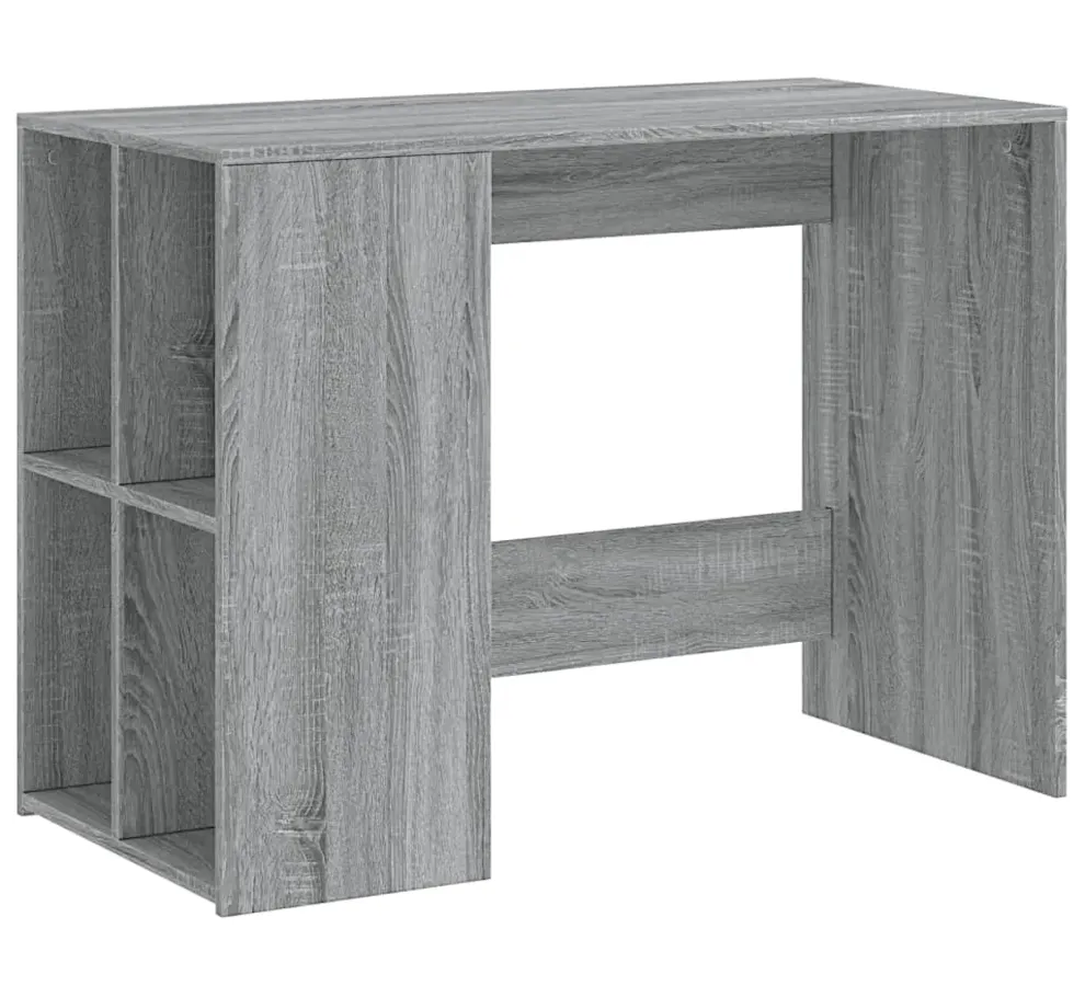 Elior Biurko z regałem w kolorze szarego dębu sonoma M3-M67