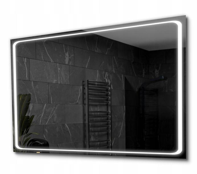 Lustro Łazienkowe Podświetlane LED 60x50 BARCELONA