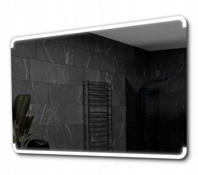 Lustro Łazienkowe Podświetlane LED 200x60 ASSEN