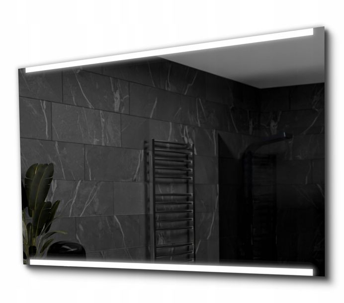 Lustro Łazienkowe Podświetlane LED 100x90 HOBART