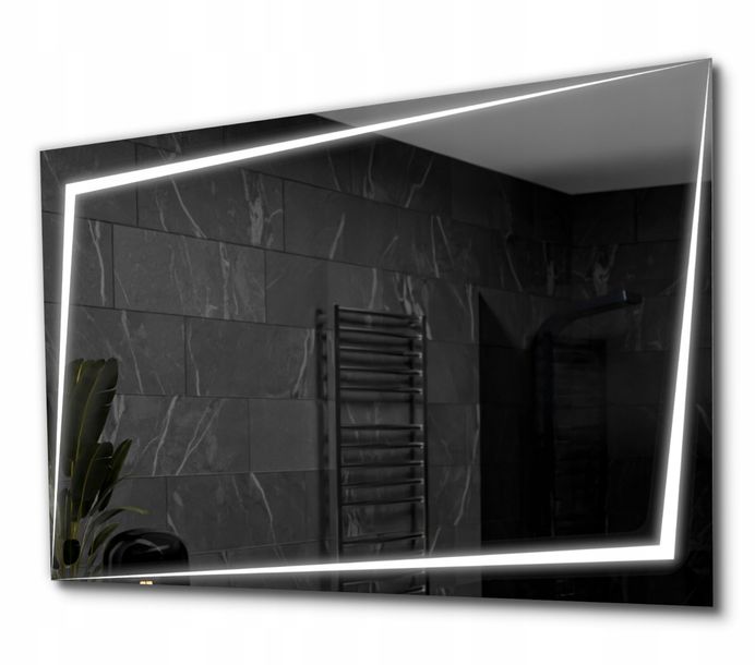 Lustro Łazienkowe Podświetlane LED 190x50 BERLIN